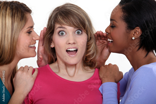 Photo: Girls gossiping Girls gossiping