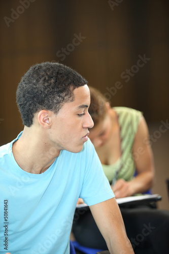 Photo: Students in examination Students in examination