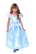 little blonde girl dressed as princess