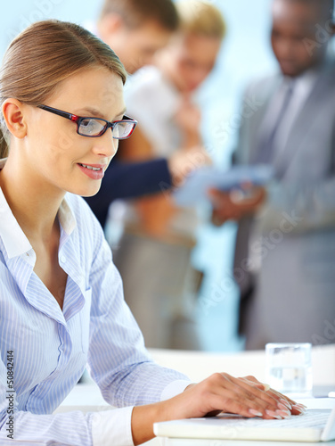 Photo: Positive worker Positive worker