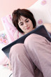 Young woman with laptop
