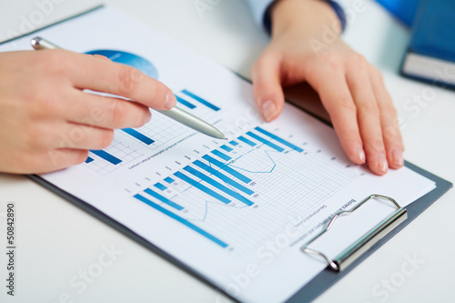 Photo: Printed statistics Printed statistics