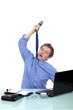Stressed businessman