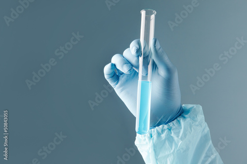 Photo: Reagent in a tube Reagent in a tube