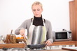 Woman cooking