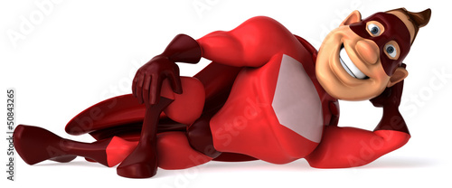 Illustration: Fun superhero Fun superhero