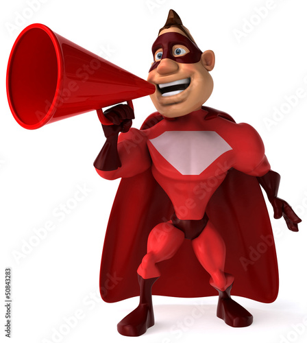 Illustration: Fun superhero Fun superhero