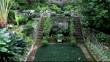 garden fountain in gibraltar