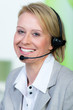call-center mitarbeiterin