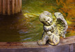 Cherub next to the fountain