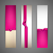 banners with pink ribbons