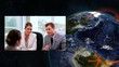 Video: Animation of various clips with business people Animation of various clips with business people
