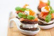 smoked salmon canape