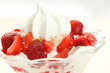 Strawberries with cream