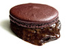 Macaron au chocolat coeur fondant