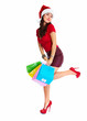 Christmas Shopping woman.