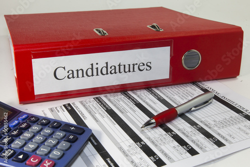Photo: Classeur, candidatures Classeur, candidatures