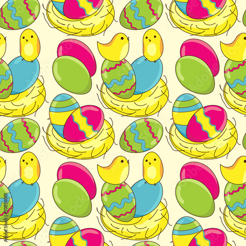 Vector: Easter vector seamless pattern Easter vector seamless pattern