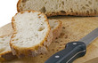Pane casareccio tagliato a fette