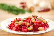 beet salad with beans