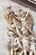 Photo: sculpture decoration of triumphal arch in Paris sculpture decoration of triumphal arch in Paris