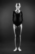 Portrait of young beautiful gymnast woman