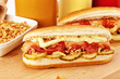 Danish Hot Dogs and ingredients