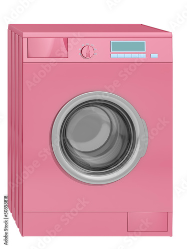 Illustration: washing machine on a white background washing machine on a white background