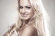 Beautiful smiling blond woman