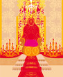 Castle chamber - vector illustration