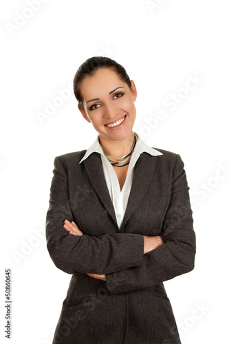 Photo: Successful business girl in jacket Successful business girl in jacket