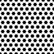 Black hexagon football pattern