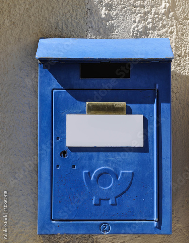 Photo: Boîte aux lettres ancienne. Boîte aux lettres ancienne.