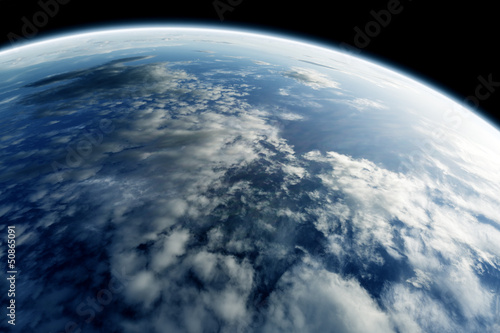  planeta tierra desde el espacio