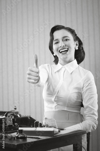 Photo: Smiling business woman Smiling business woman