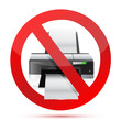 printer do not use sign