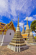 Pagoda at Wat pho in Bangkok province of Thailand