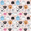 Bags seamless pattern