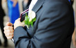 groom with passports