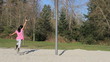 Video: Little Asian Girl Twirling On Playground Rings Little Asian Girl Twirling On Playground Rings