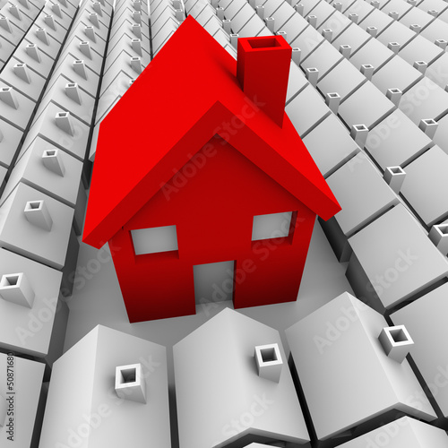 Illustration: One Big House Many Small Houses Biggest Choice One Big House Many Small Houses Biggest Choice