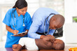 Doctor And Nurse Doing Checkup...