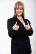 Photo: Pretty attractive blond caucasian businesswoman in her twenties Pretty attractive blond caucasian businesswoman in her twenties