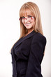 Photo: Pretty attractive blond caucasian businesswoman in her twenties Pretty attractive blond caucasian businesswoman in her twenties