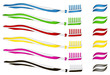 toothbrush. mesh illustration