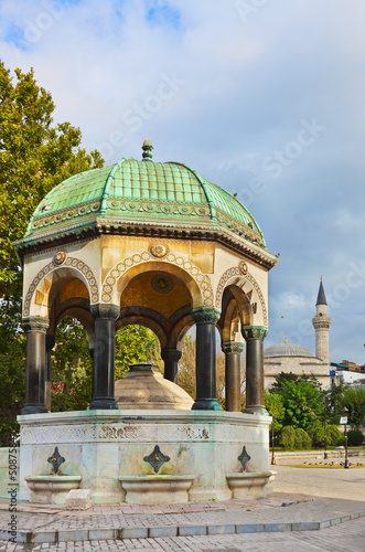 Photo: Fountain at Istanbul Turkey Fountain at Istanbul Turkey