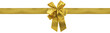 ruban doré décoration emballage cadeau