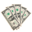 Credit card inside US Dollar
