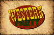 Retroplakat - Westernparty