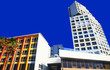 Buildings in the Tel Aviv, Israel.